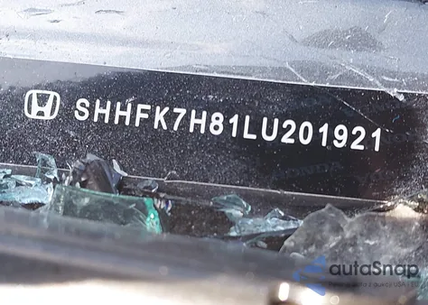 2020 Honda Civic Ex-L from USA, damaged, VIN SHHFK7H81LU201921